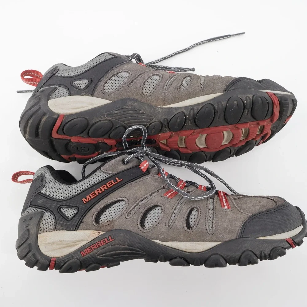 Merrell Crosslnder Vent J343406C Suede Mesh Hiking Shoes‎ Brown Mens 11.5